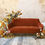 Thumbnail: Amber Burnt Orange Sweetheart Sofa