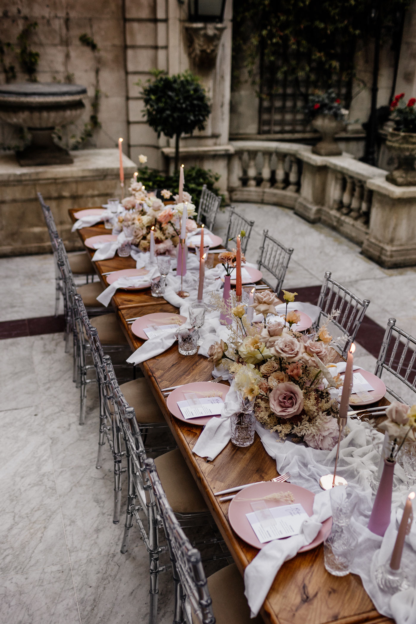 Modern Gold Candlesticks