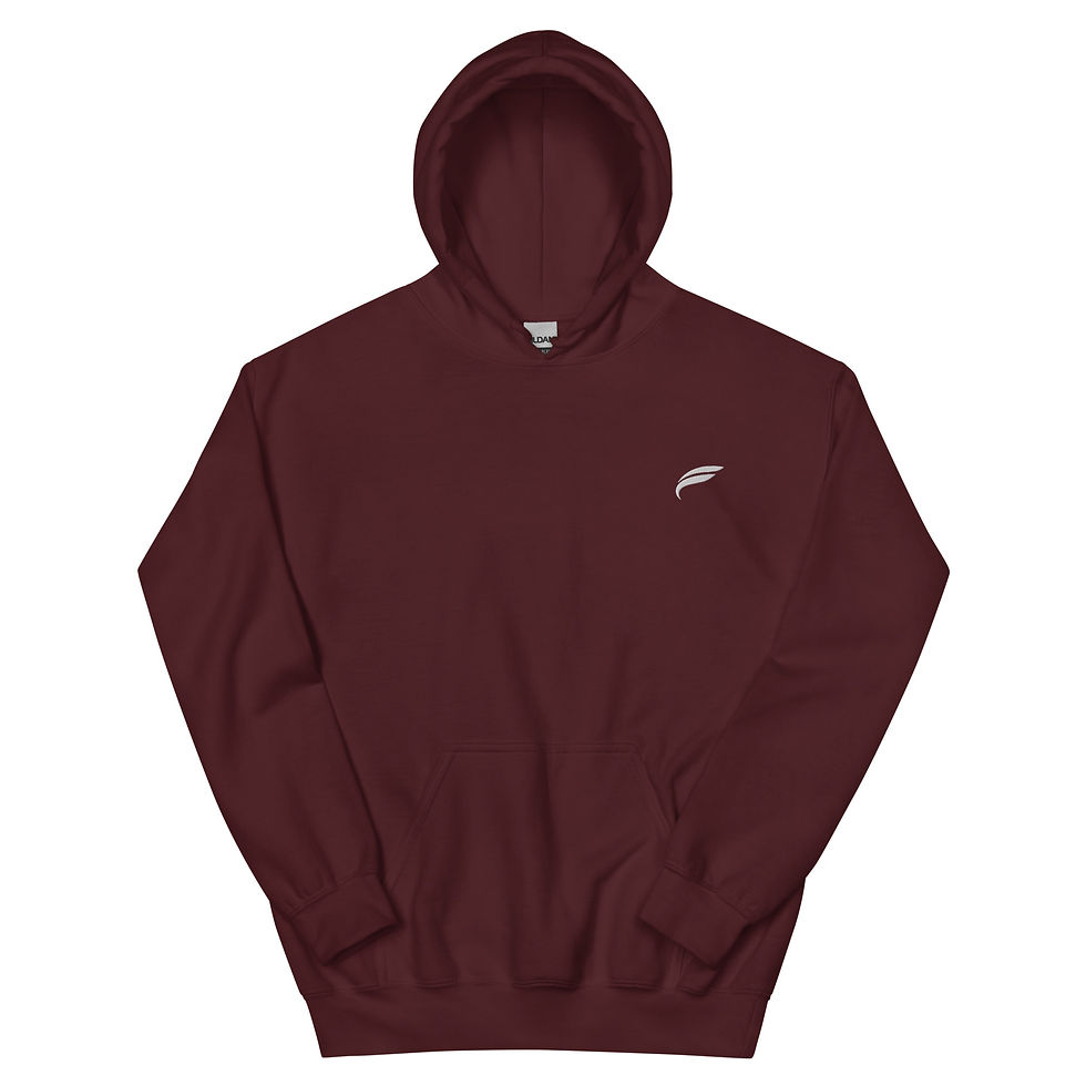 Miniaturbild: Pure Men Gym Hoodie Maroon, Vorderansicht, Produktansicht