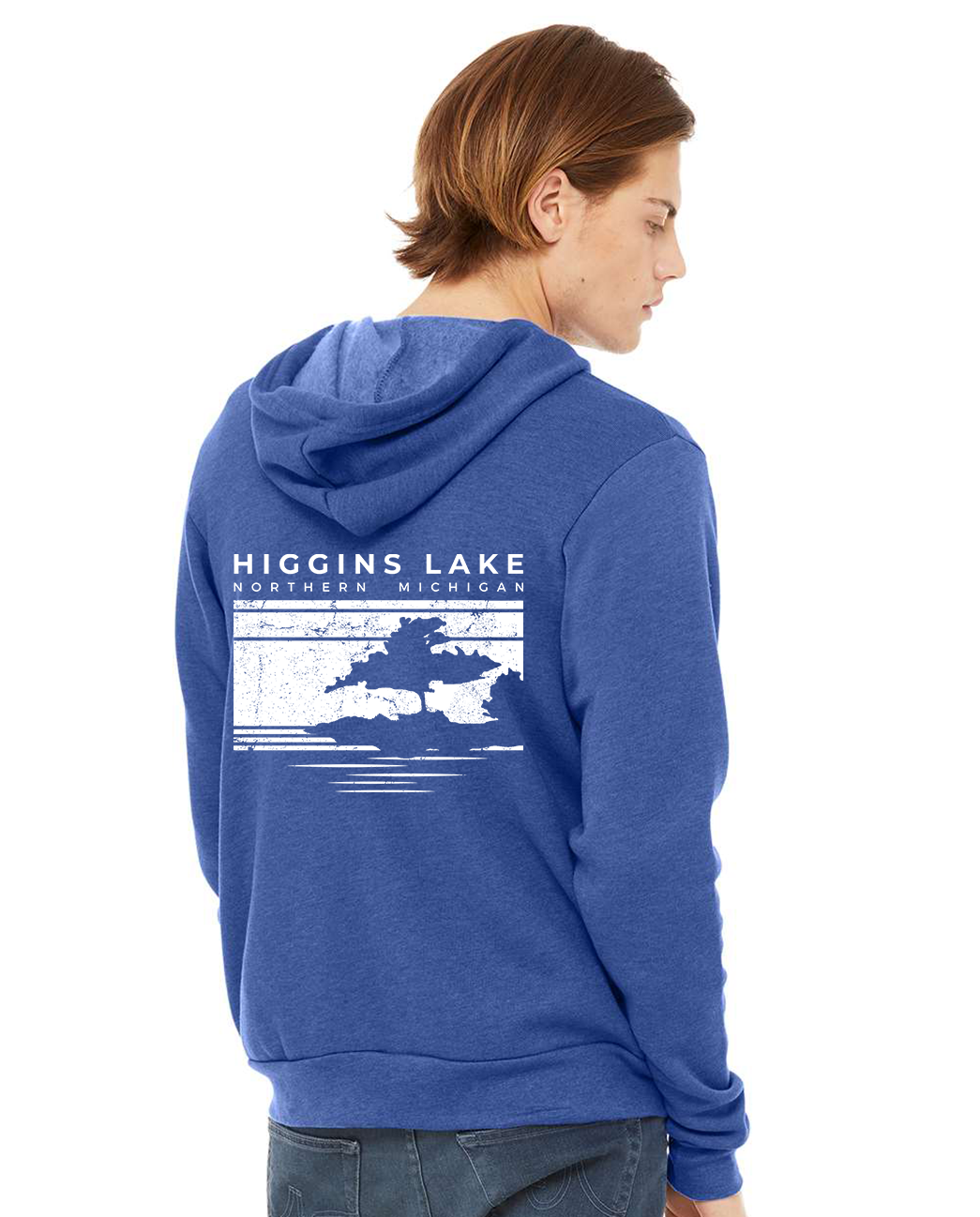 Higgins Lake Detroit Point Zip Up
