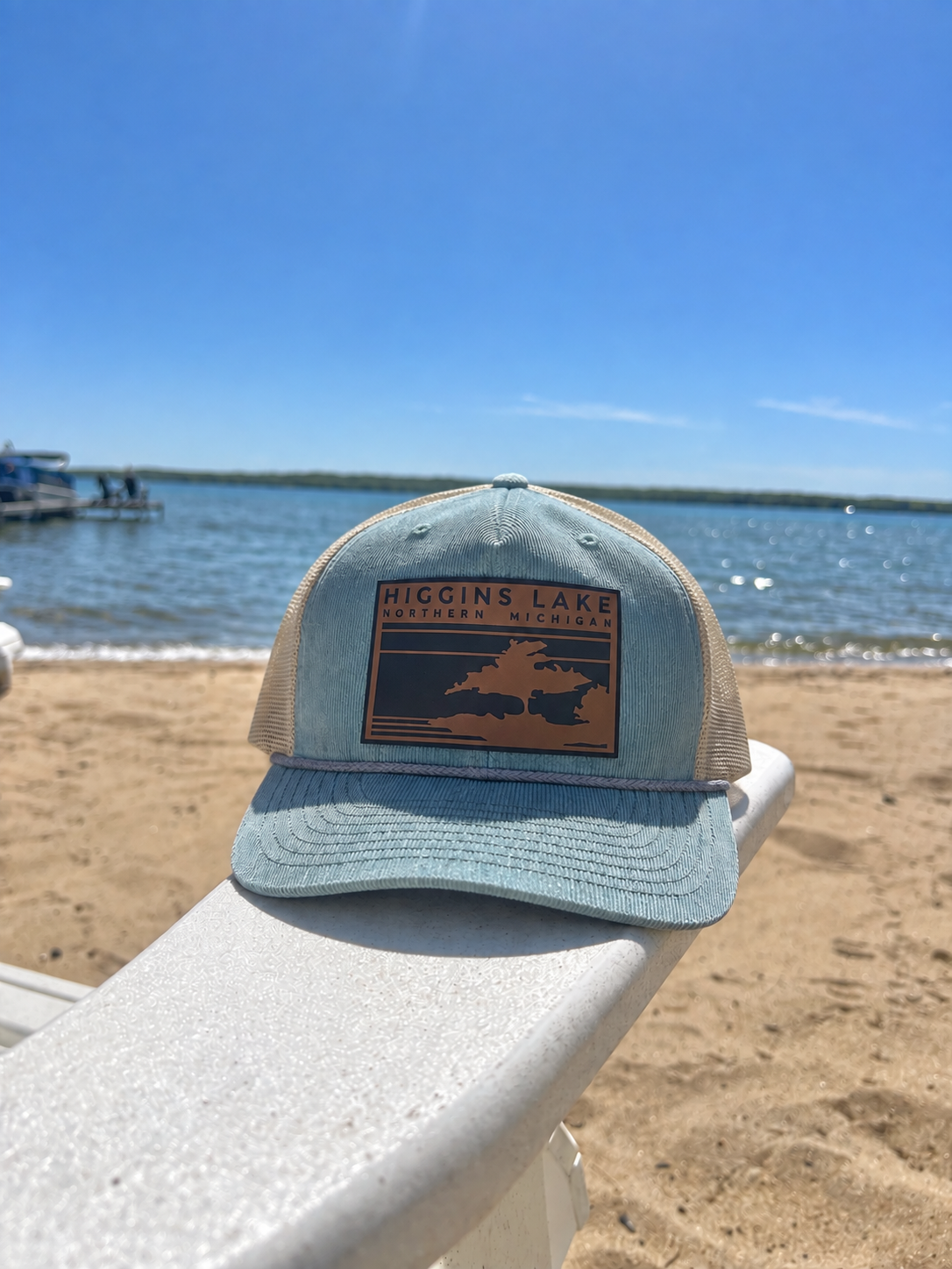 Higgins Lake Corduroy Trucker Hat