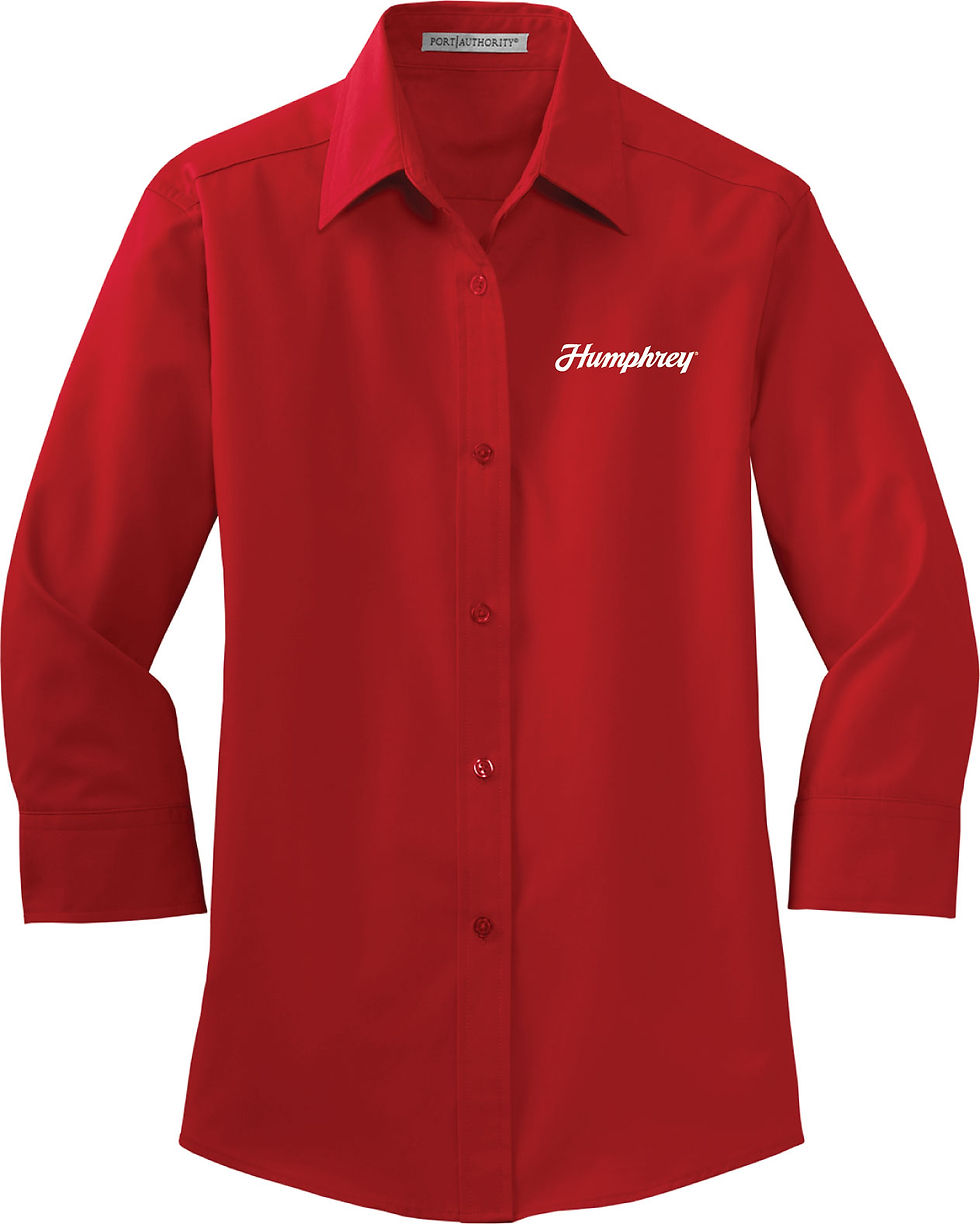 Thumbnail: Humphrey Ladies 3/4 Sleeve Easy Care Shirt