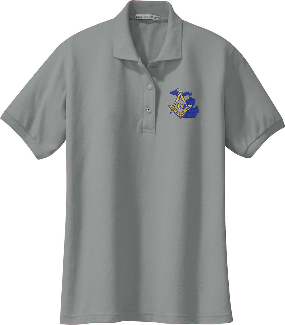 Thumbnail: Embroidered Ladies Silk Touch Polo