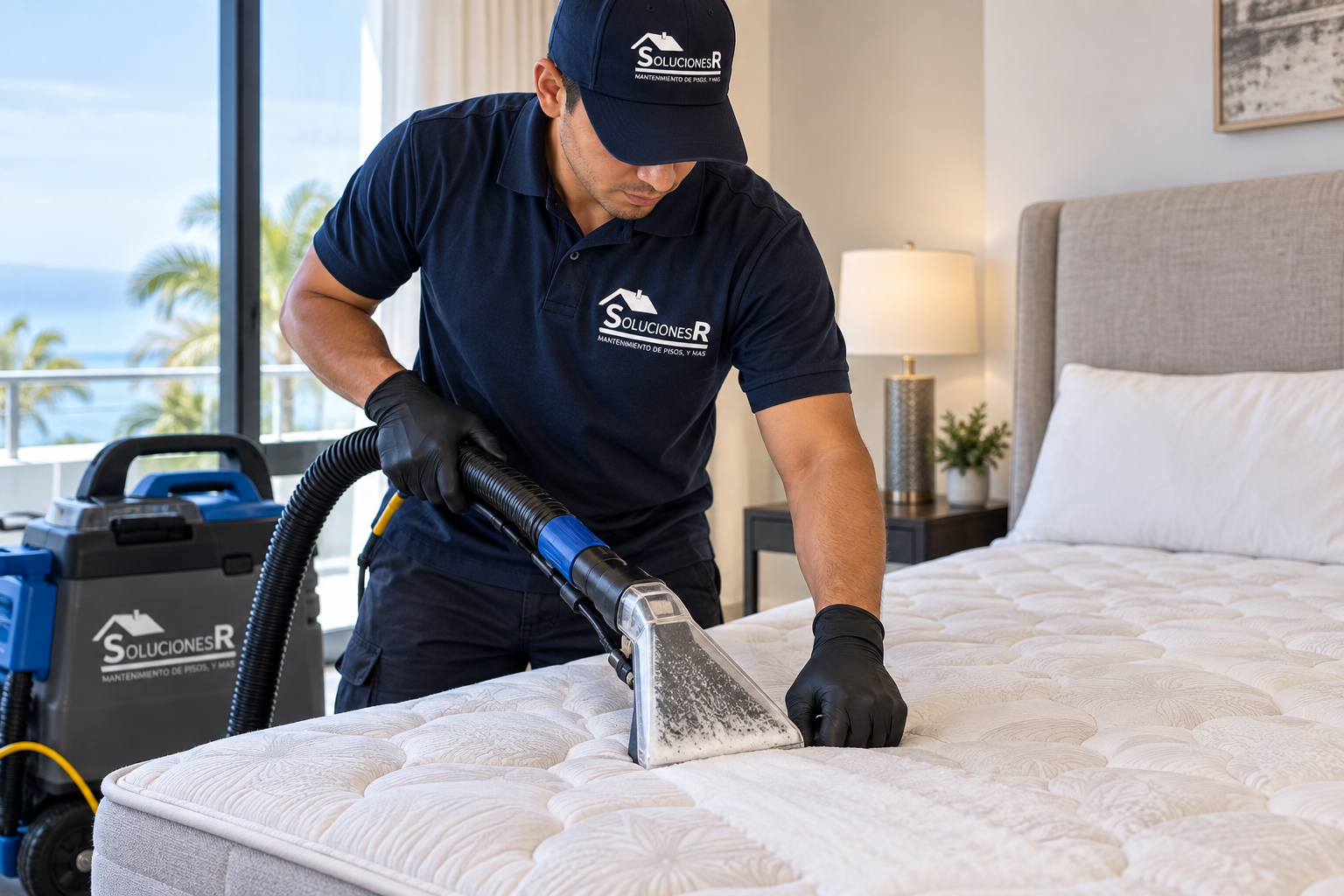 Lavado y limpieza profesional de colchón a domicilio en Puerto Vallarta por Soluciones R