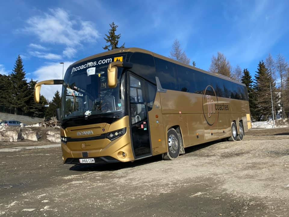 JH & Thirlwells Coaches return from tour