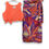 Thumbnail: Tropicalia purple wrap skirt