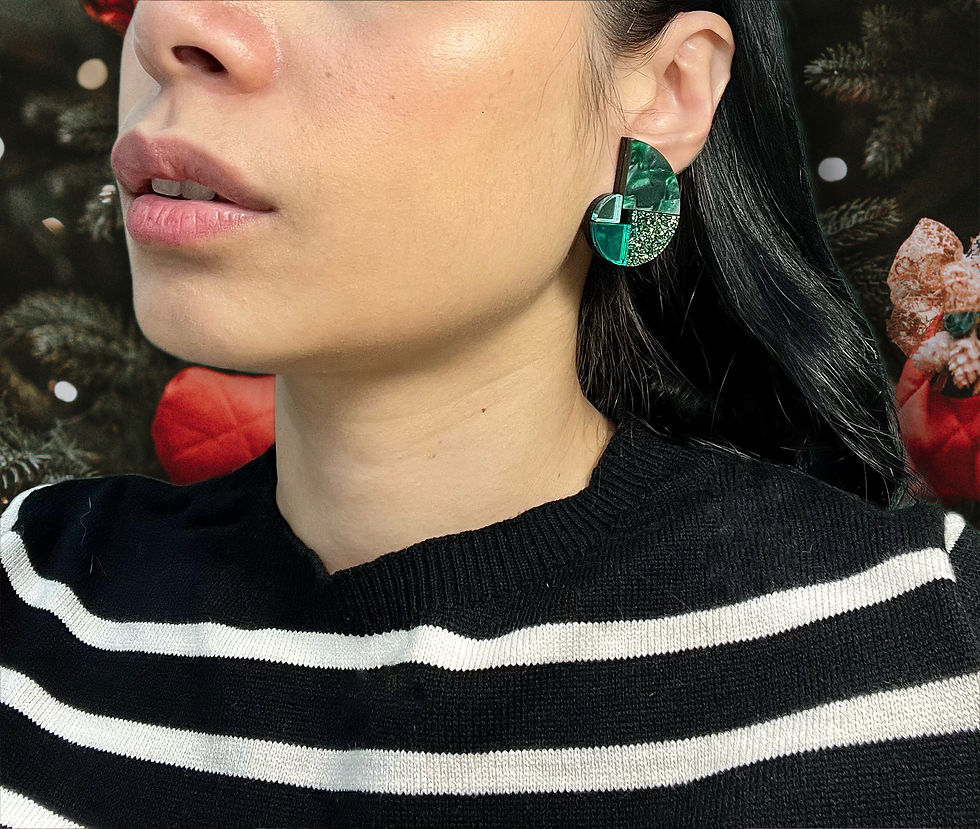 Kohlios earrings Xmas edition