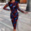 Thumbnail: Zoelle blue/red dress 