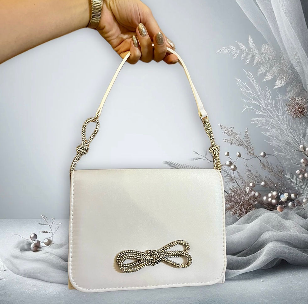 Mademoiselle white bag