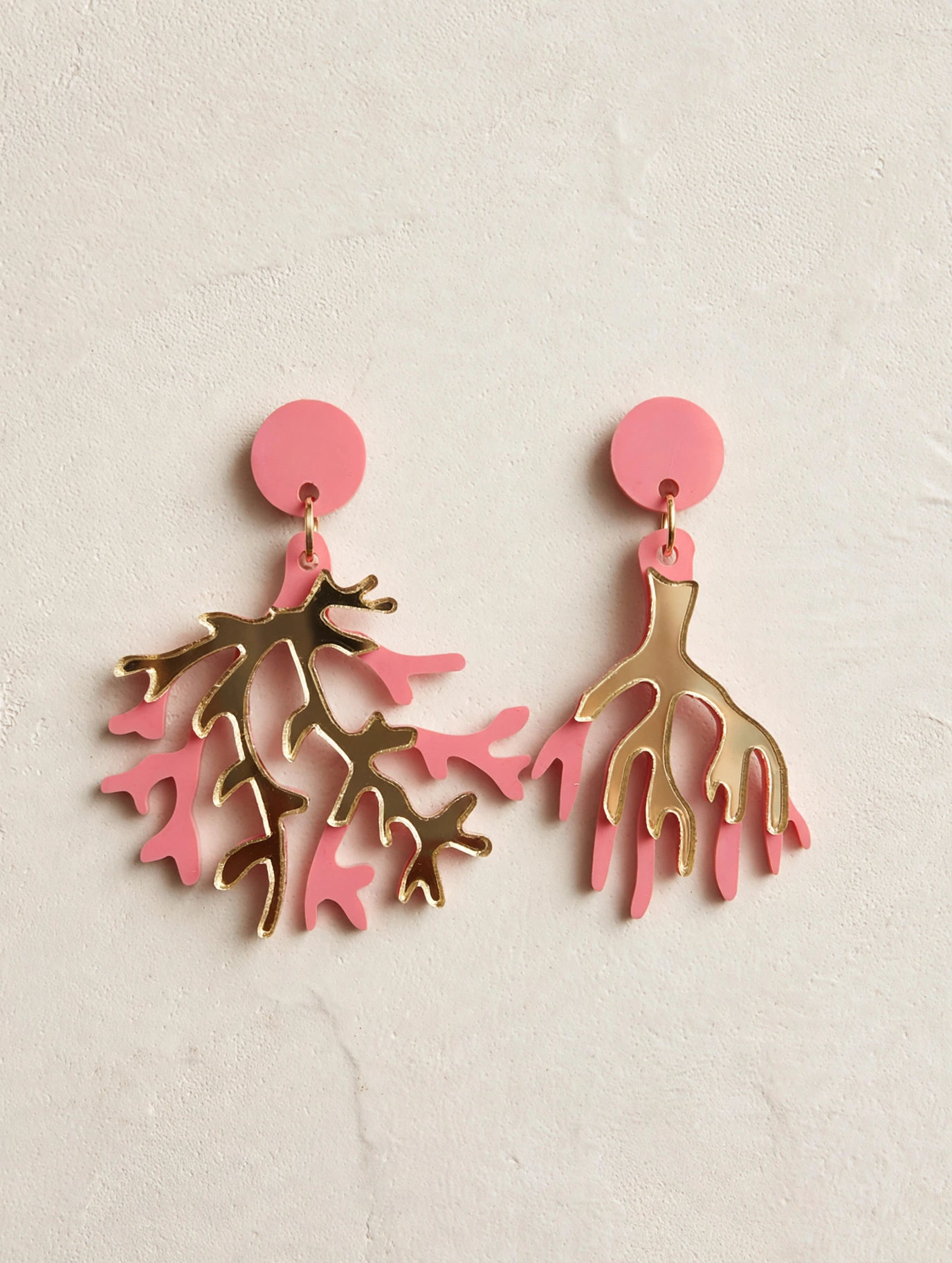 Corallia pink earrings
