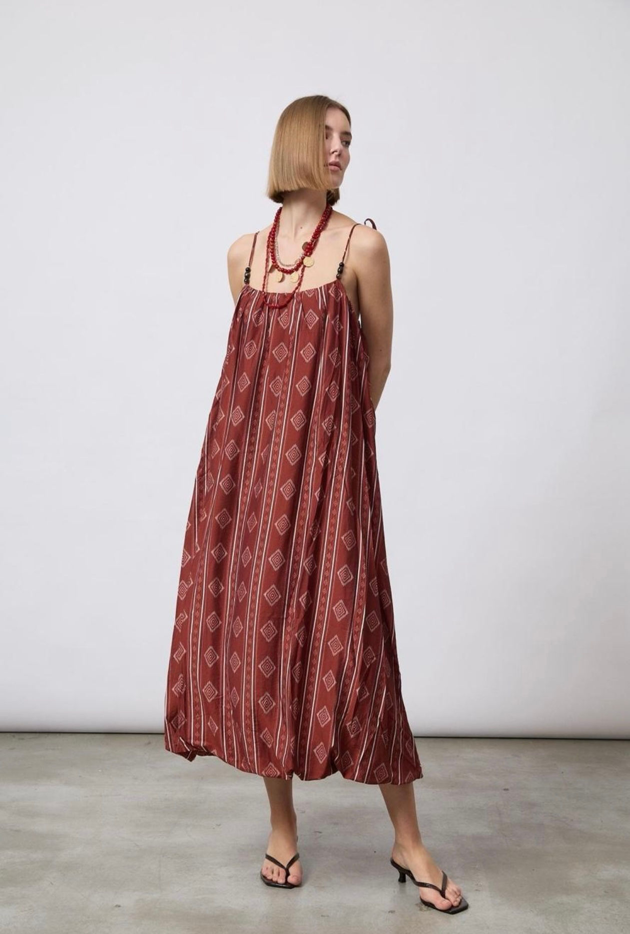 Etnica brown dress