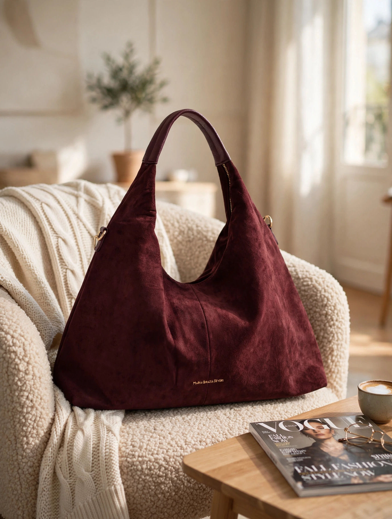 Amelie Bordeaux bag