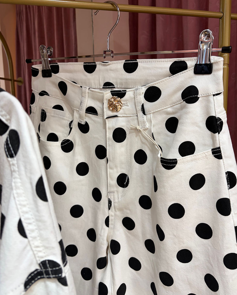 Thumbnail: Dotty polka dot jeans