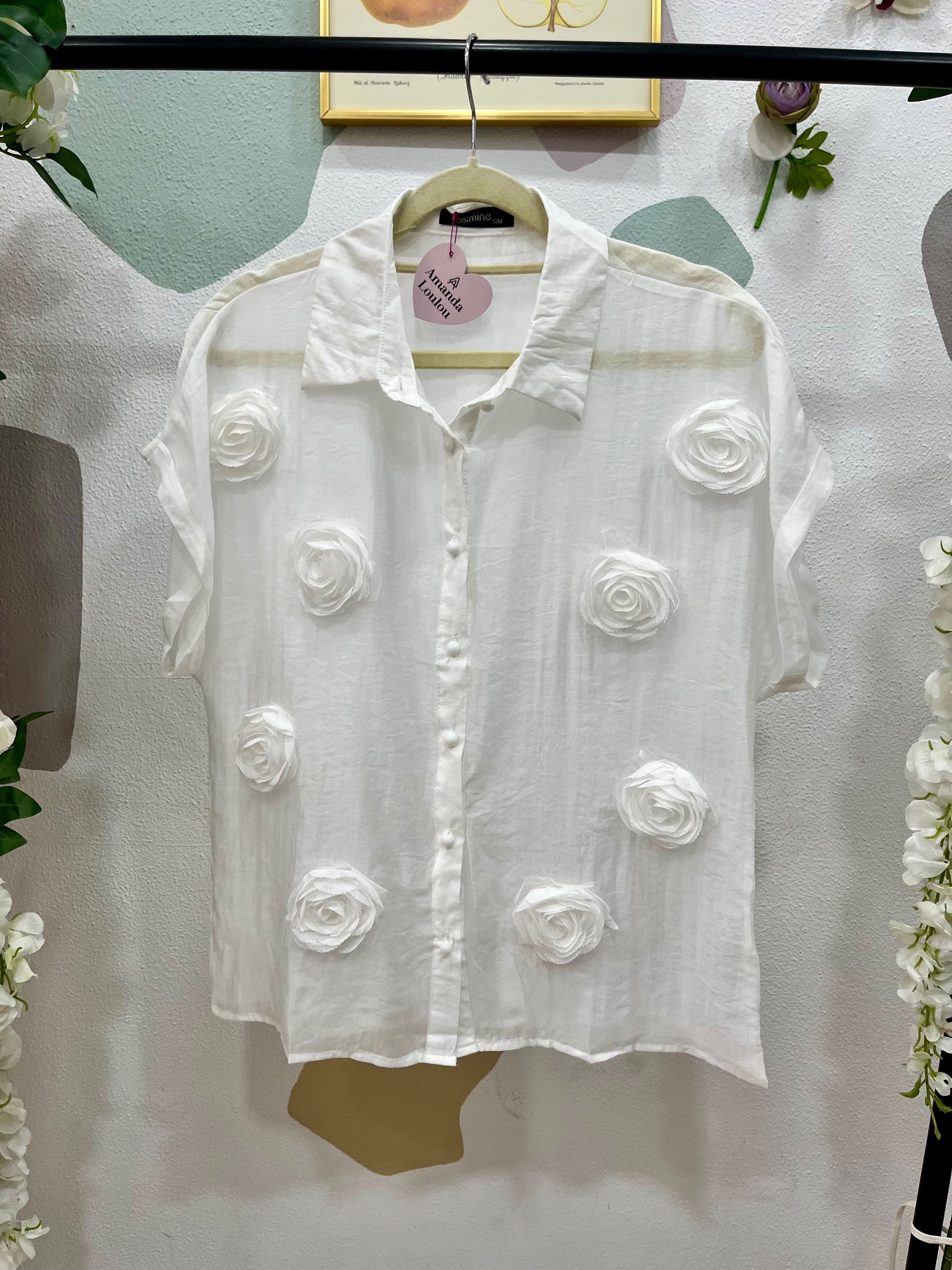 Coquette white shirt