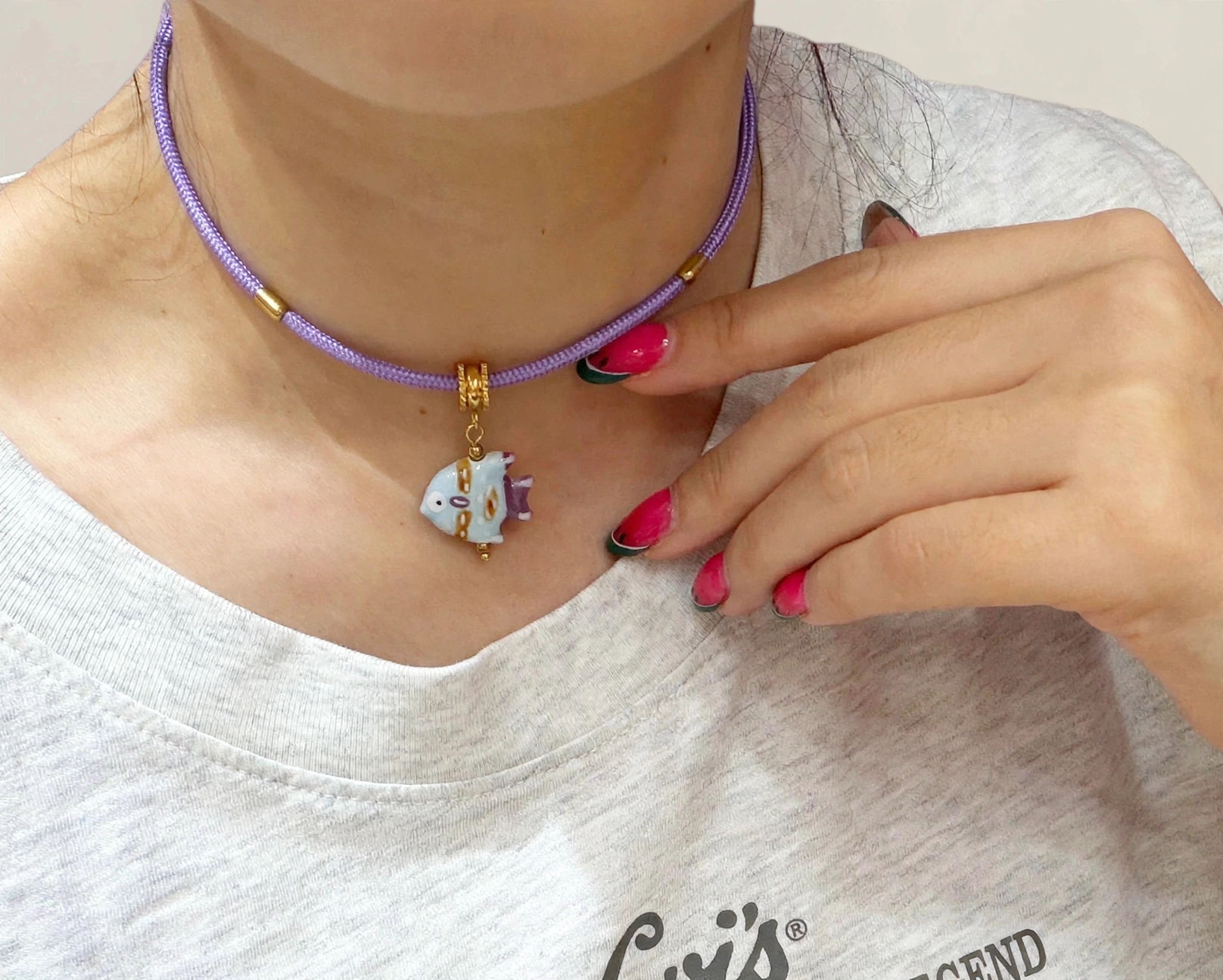 Calypso necklace - Lilac dream