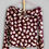 Thumbnail: Yayoi bordeaux polka dot blouse