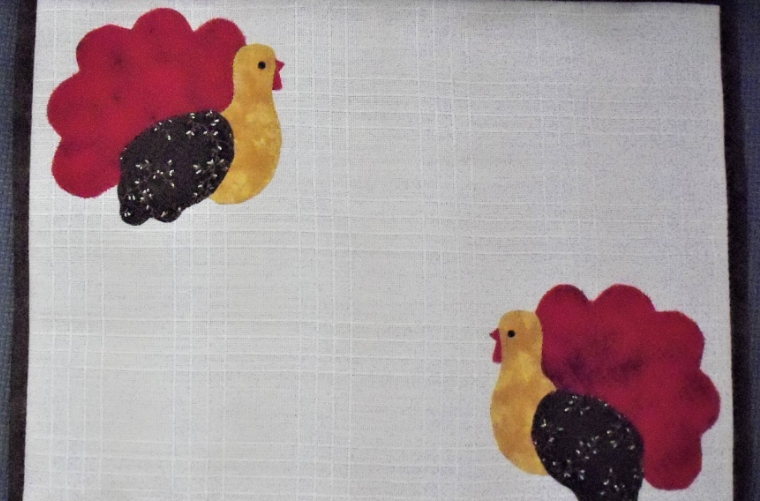Turkey Placemats: 16x12