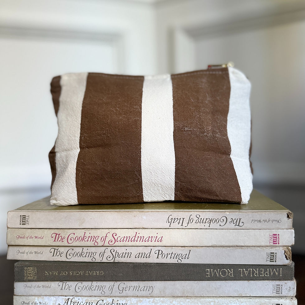 Colección Otoño - Neceser grande - Chocolate -