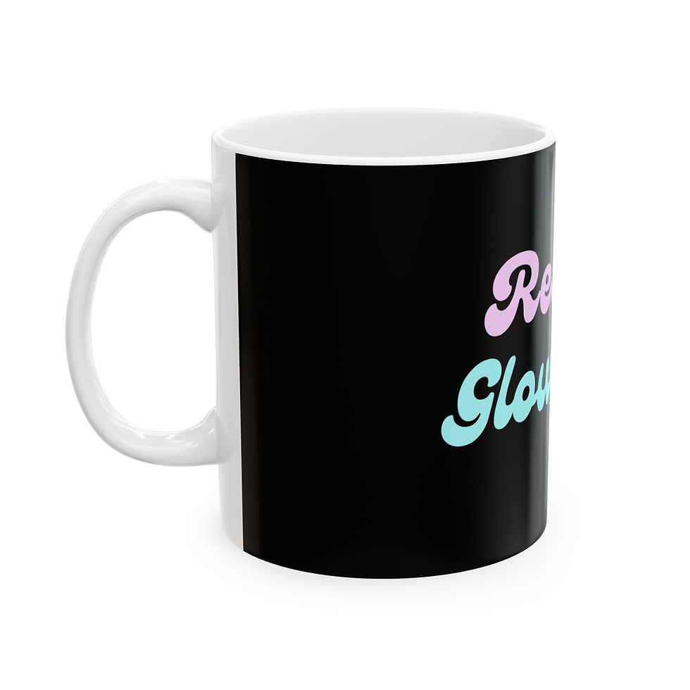 Thumbnail: Ceramic Mug - Resting Glow Face, Radiate Confidence & Shine, 11oz 