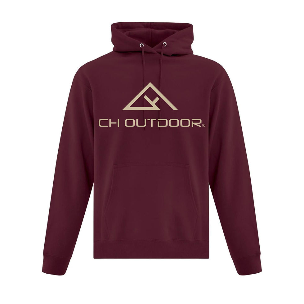 Canadian Hunter® burgundy hoodie by CH OUTDOOR®