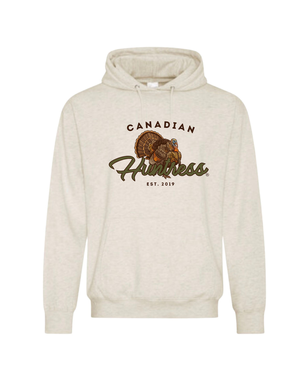Canadian Huntress wild turkey hunting sweater