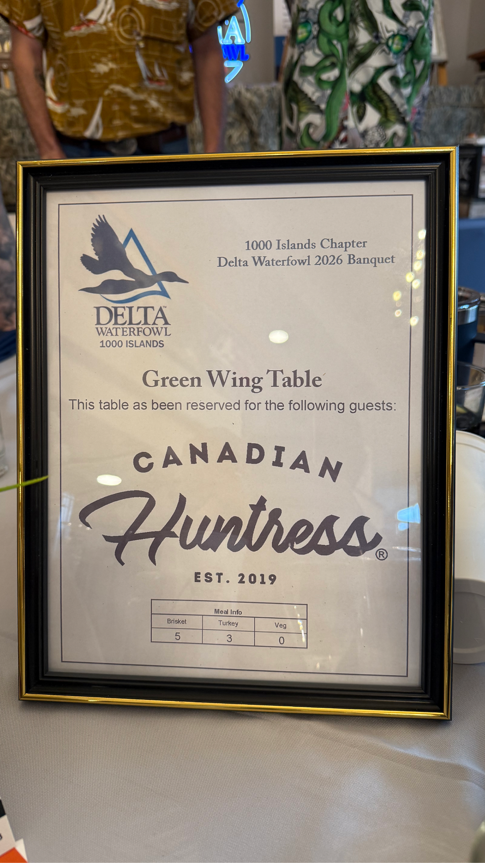 Canadian Huntress giving back