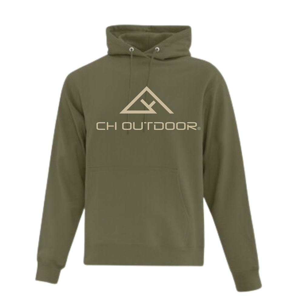Canadian Hunter® olive hoodie by CH OUTDOOR®