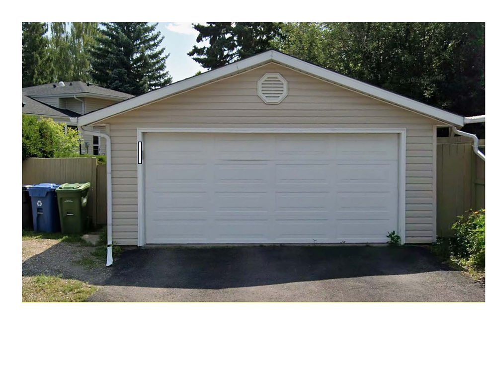 Front of Garage