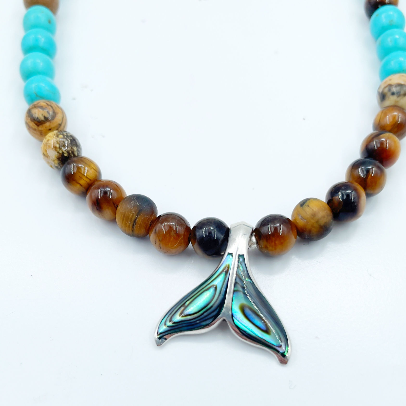 Multicolor Beaded Necklace fo men