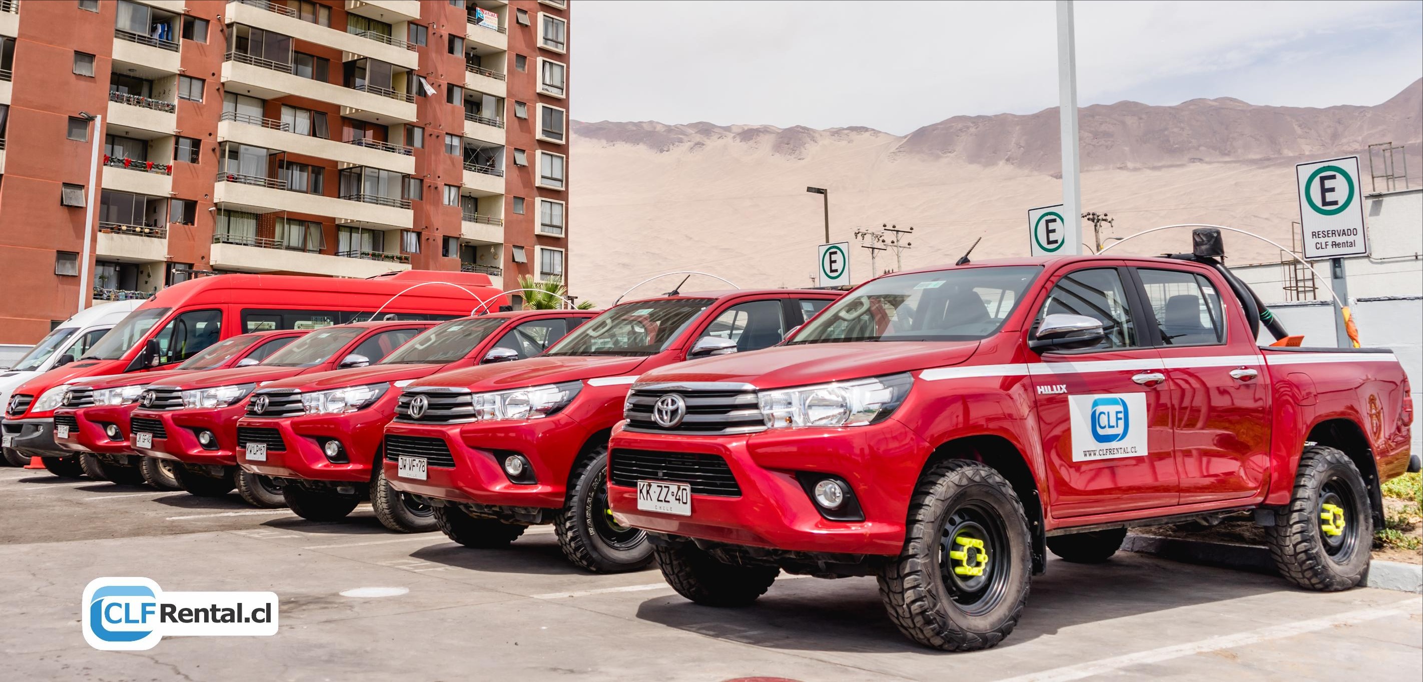 CLF Rental - Arriendo de Camionetas Mineras - Iquique, Chile