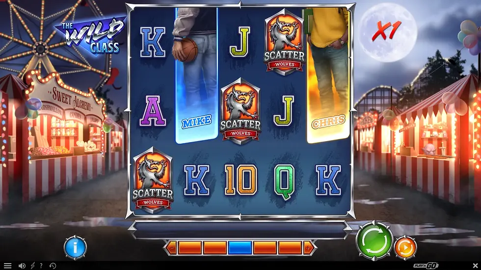 Play'n GO's online slot The Wild Class .