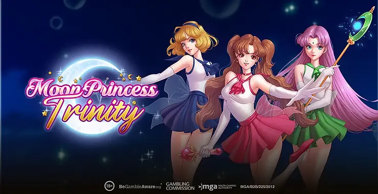 Play'n GO's new online grid slot Moon Princess Trinity