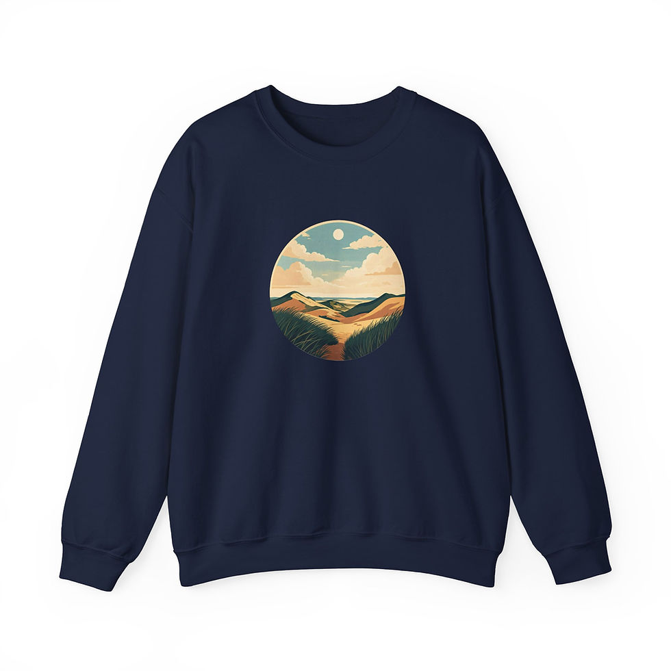 Miniaturbild: blaues Sweatshirt Strand und Meer