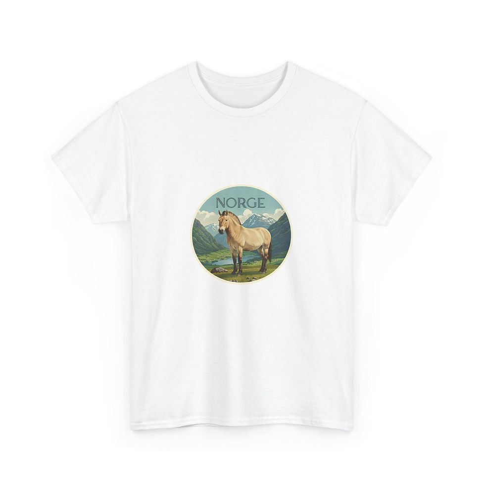 Miniaturbild: weißes T-Shirt Norwegen