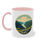 Miniaturbild: Mit norwegischer Fjordlandschaft und der Aufschrift "Norge"  bedruckte Tasse
