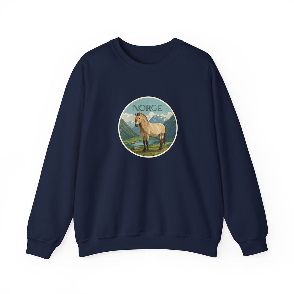 Miniaturbild: blaues Sweatshirt Norwegen