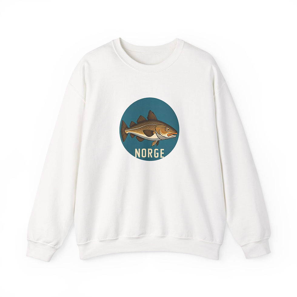 Miniaturbild: weißes Sweatshirt Norwegen