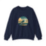 blaues Sweatshirt Möwe