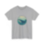 graues T-Shirt Blauwal