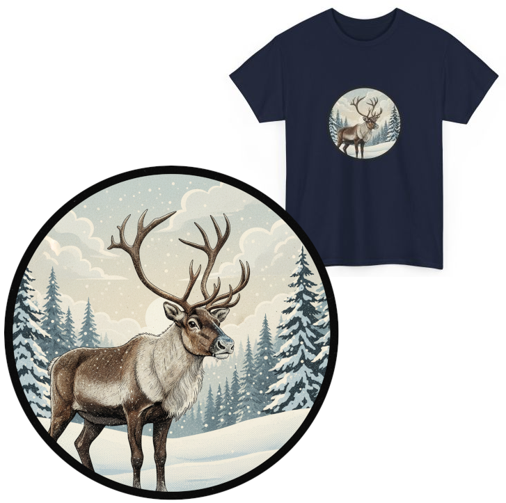 Winter T-Shirt Rentier