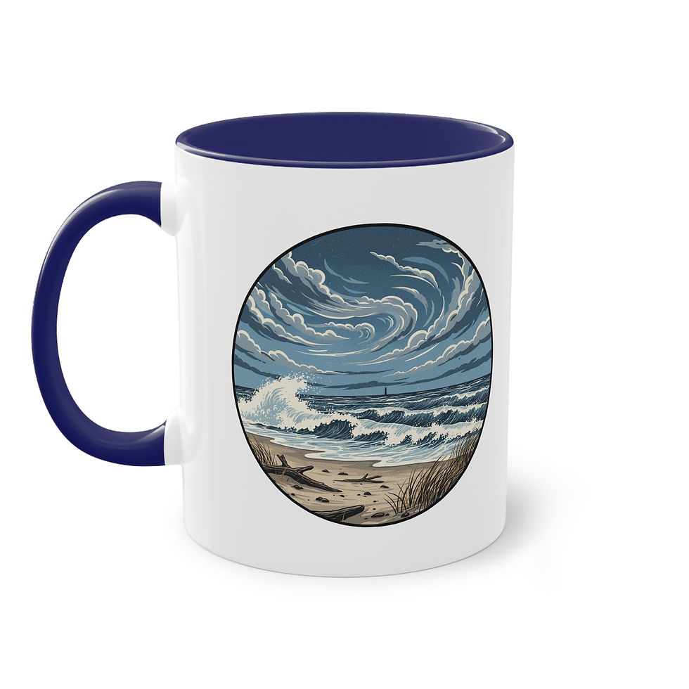 Miniaturbild: Winter Becher Tasse Strand