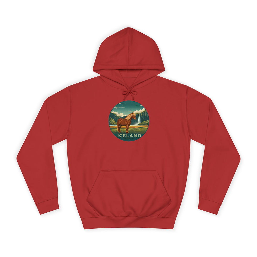 Miniaturbild: roter Hoodie Island