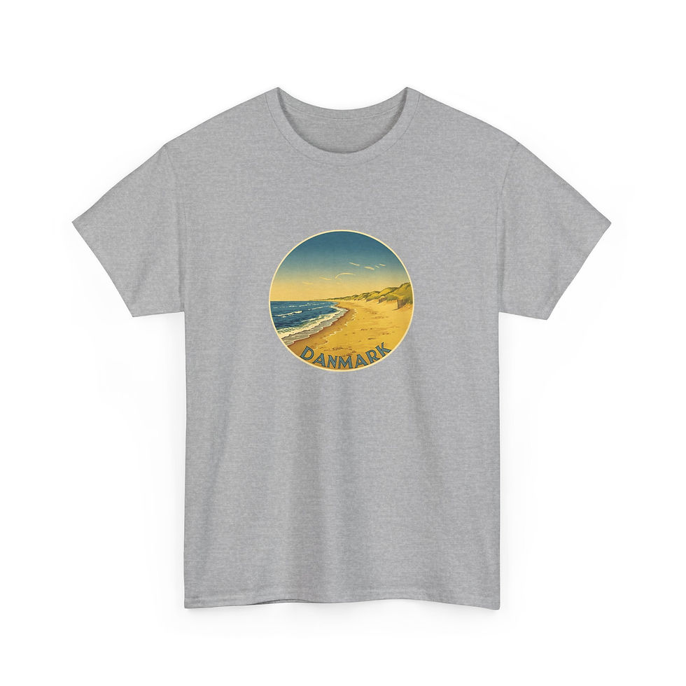 Miniaturbild: graues T-Shirt Dänemark