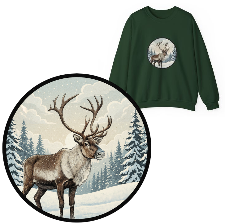 Winter Sweatshirt Rentier