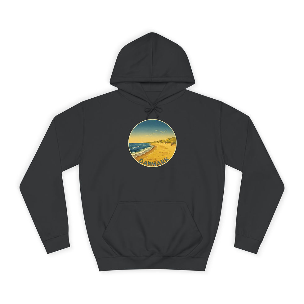 Miniaturbild: schwarzes Sweatshirt Dänemark