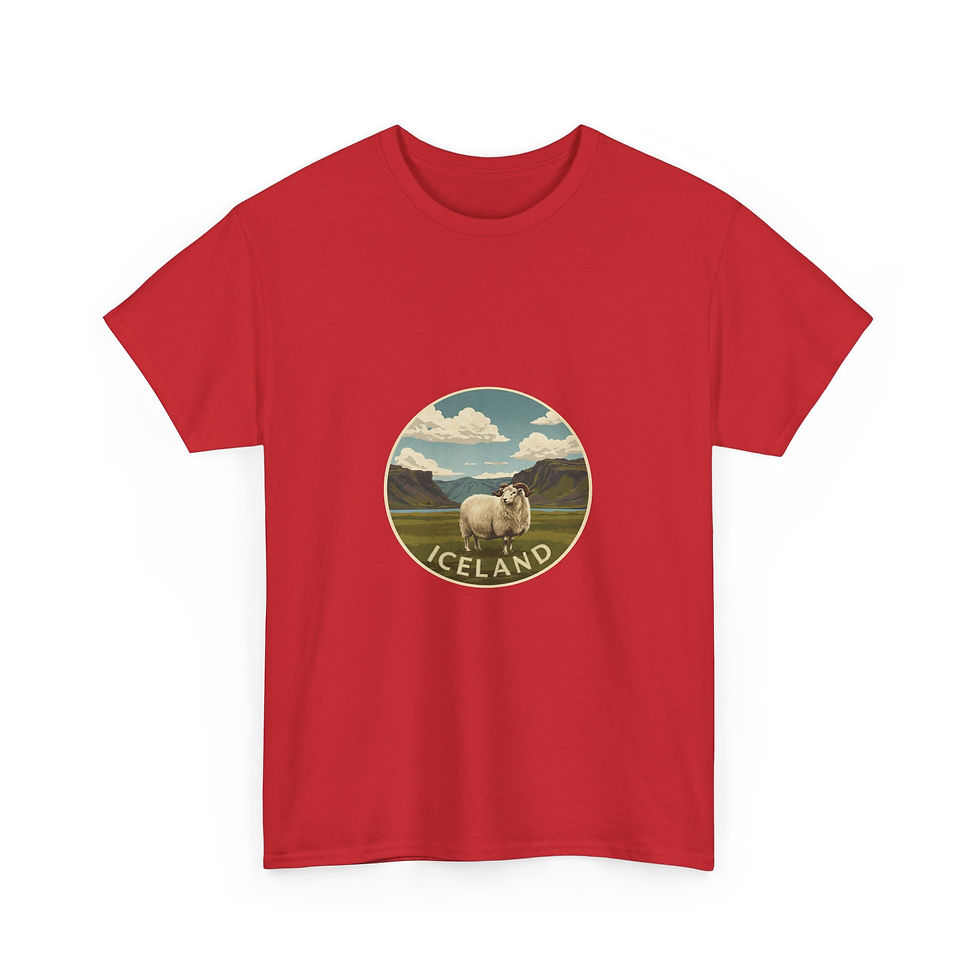 Miniaturbild: rotes T-shirt Island