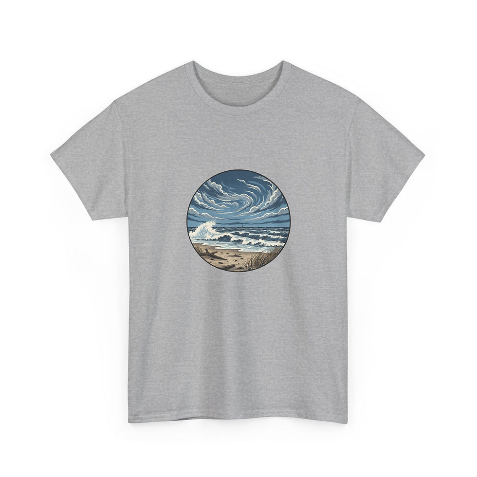 Miniaturbild: Winter T-Shirt Srand grau
