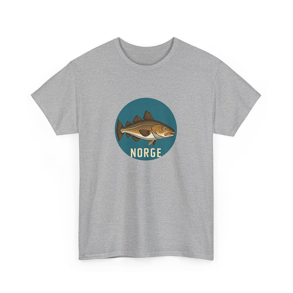 graues T-Shirt Norwegen