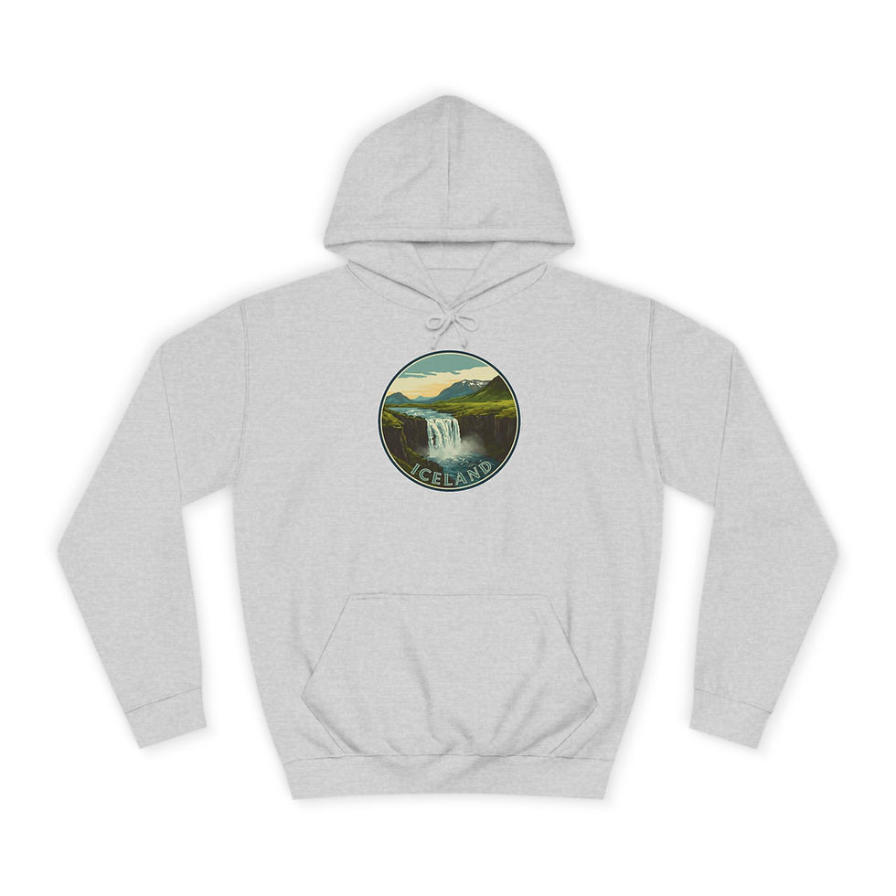 Miniaturbild: grauer Hoodie Island
