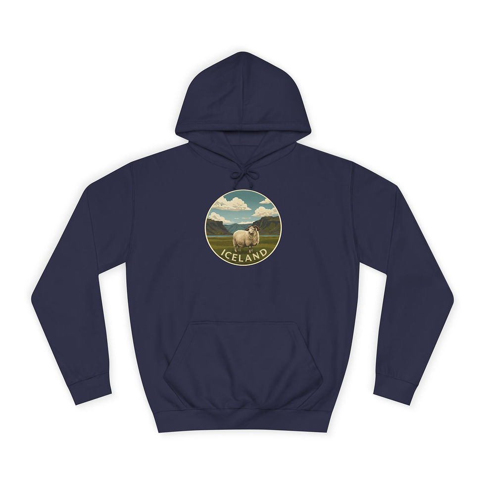 Miniaturbild: blauer Hoodie Island
